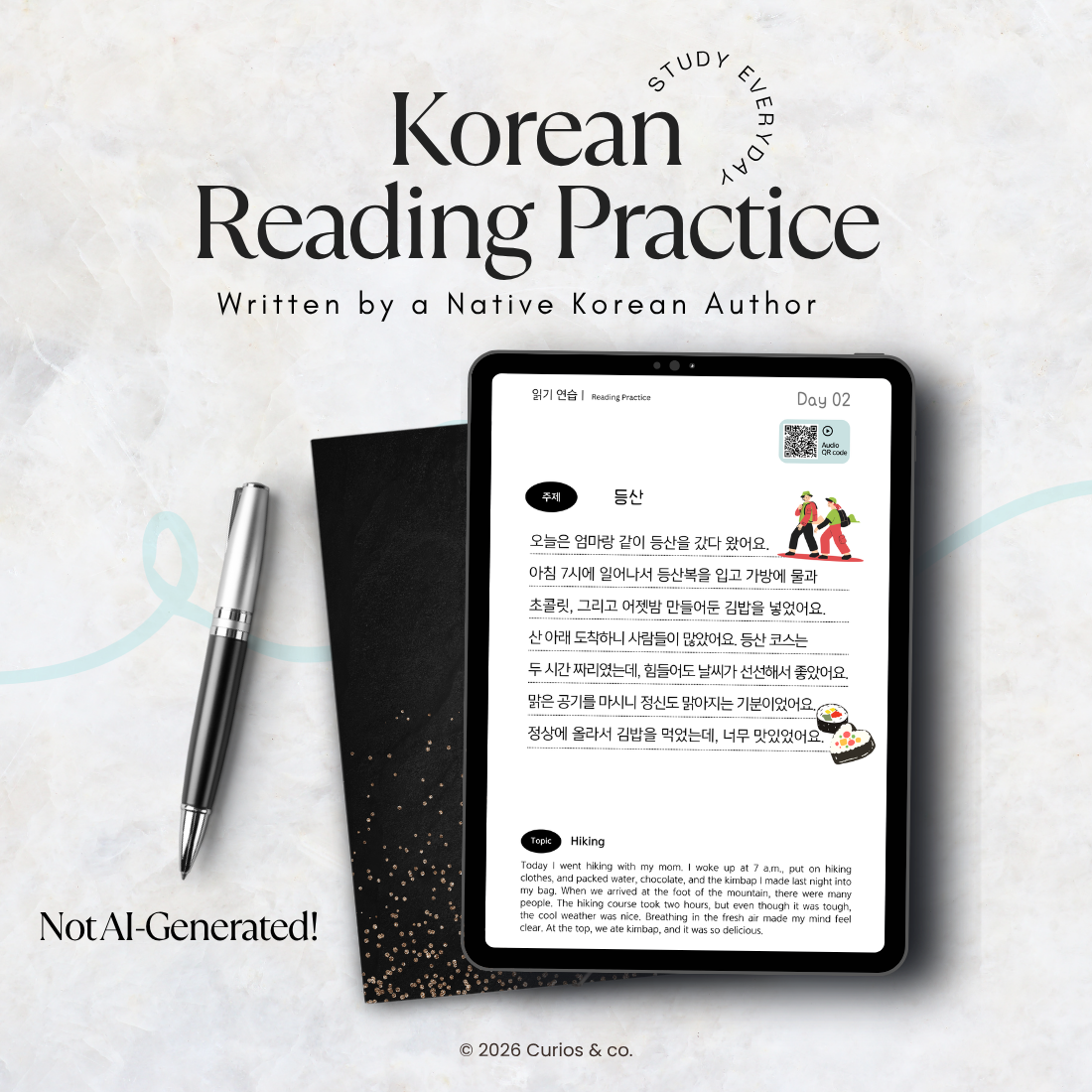 Korean Reading Practice Vol 3: 30-Day Challenge for Intermediate Learners (PDF) + MP3 Files