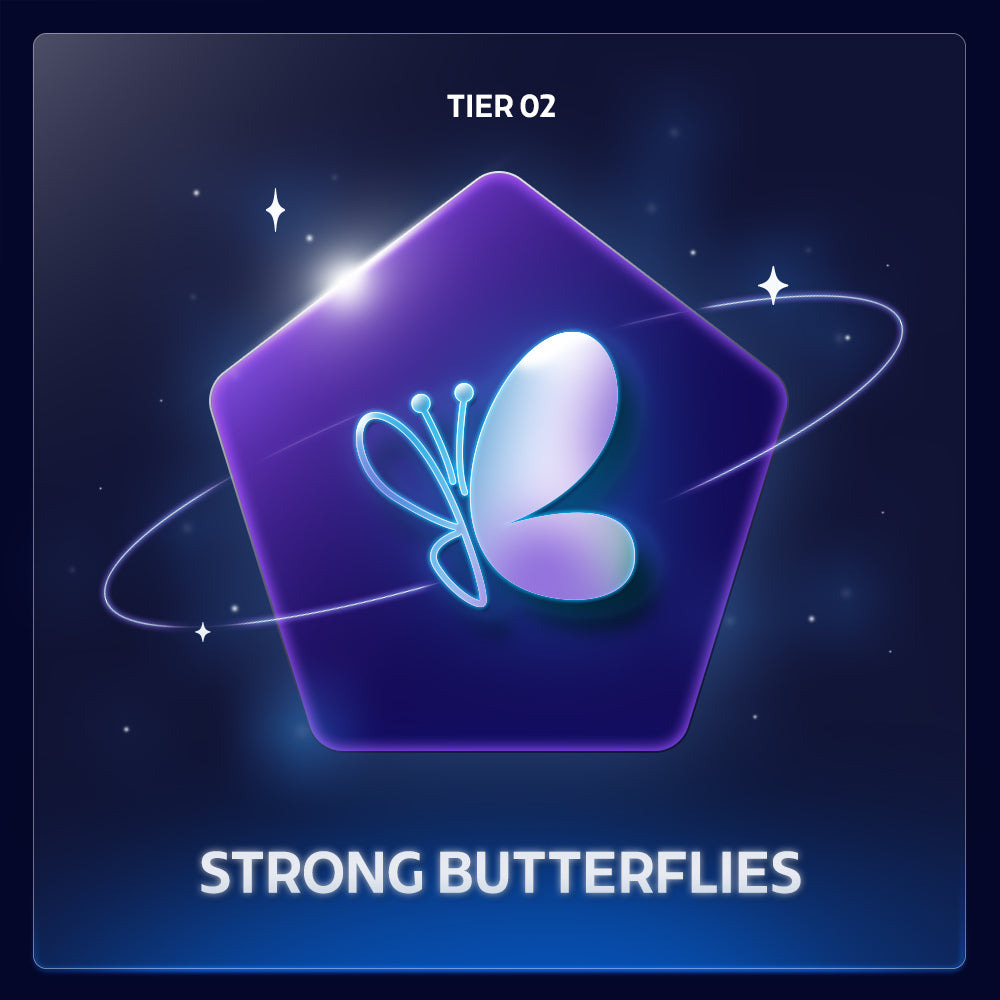 Tier 2 (Strong Butterflies) - 1 Live Class/Week + Korean Language Community Access